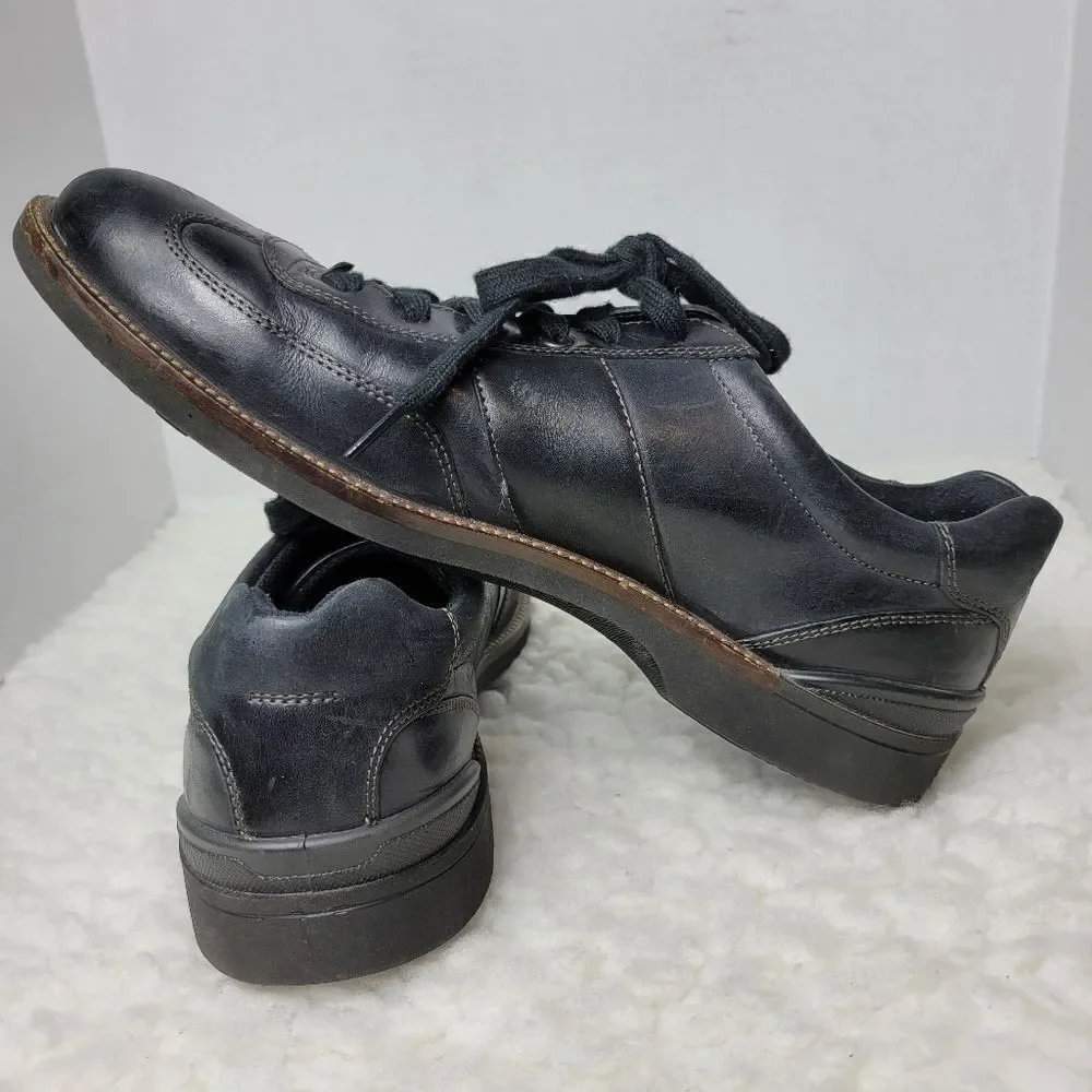 Ecco Chander Sneaker Men's Size 12  Black  Leather Casual Dress Shoes